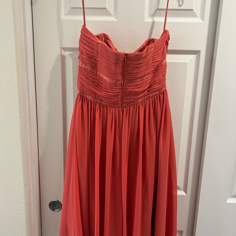 Barely worn, Burnt orange Bari-Jay dress